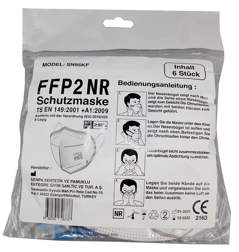 FFP2 NR Schutzmasken